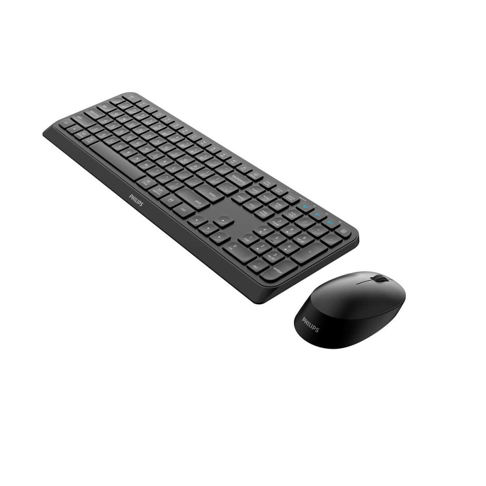 Philips 4000 series SPT6407B 26 clavier Souris incluse Universel RF sans fil + Bluetooth QWERTZ Allemand Noir