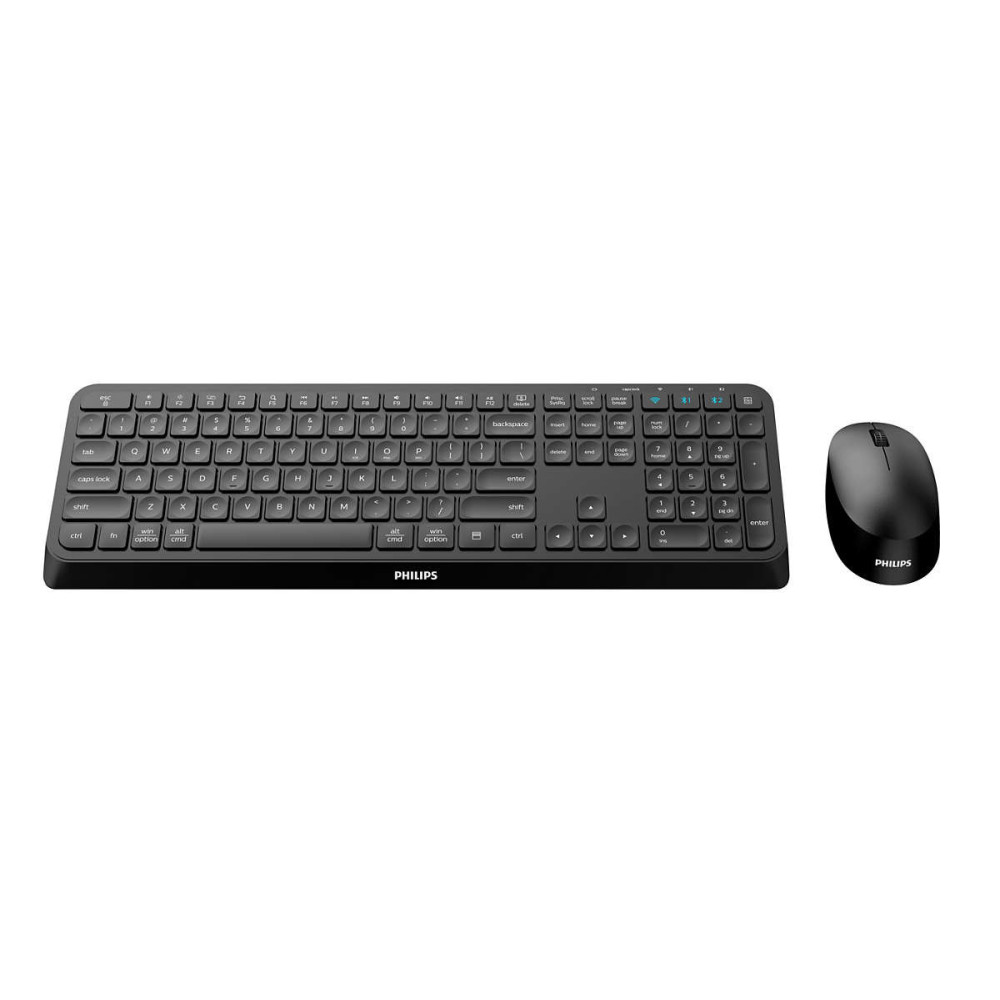 Philips 4000 series SPT6407B 26 clavier Souris incluse Universel RF sans fil + Bluetooth QWERTZ Allemand Noir