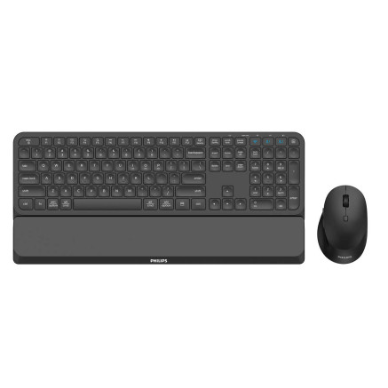Philips 6000 series SPT6607B 26 clavier Souris incluse Universel RF sans fil + Bluetooth QWERTZ Allemand Noir