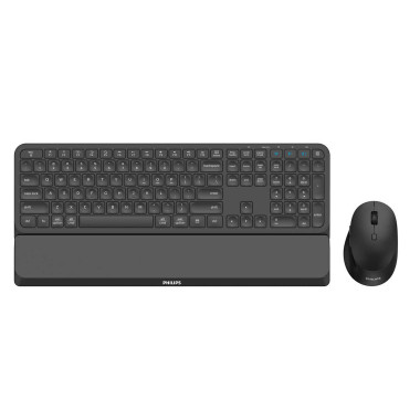 Philips 6000 series SPT6607B 26 clavier Souris incluse Universel RF sans fil + Bluetooth QWERTZ Allemand Noir