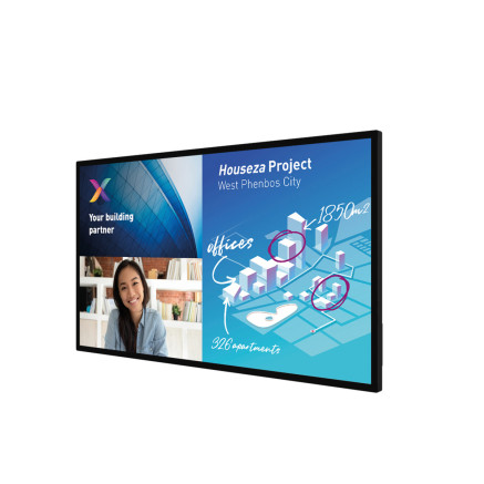 Philips 65BDL6051C 00 affichage de messages Écran plat interactif 163,8 cm (64.5") Wifi 350 cd m² Noir Écran tactile 12 7