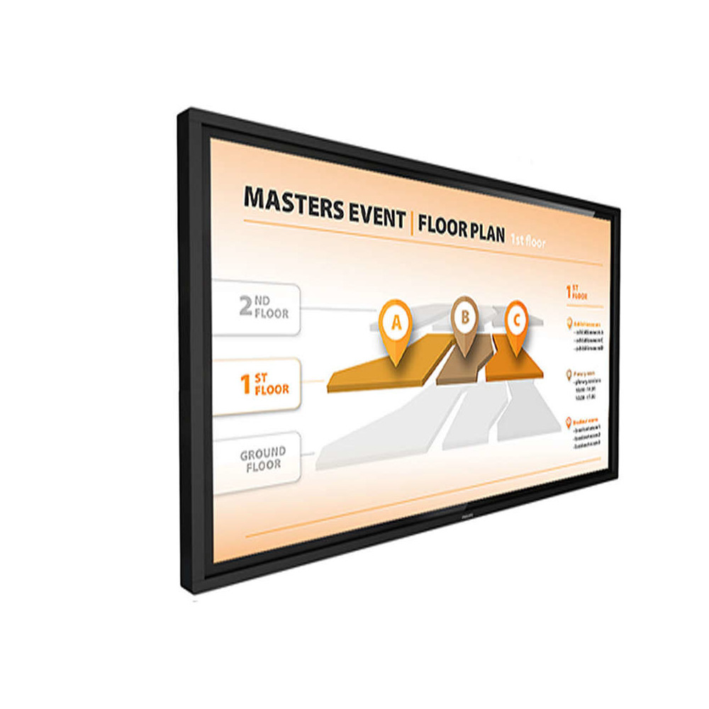 Philips 32BDL3651T 00 affichage de messages Carte A numérique 81,3 cm (32") VA Wifi 350 cd m² Full HD Écran tactile Intégré Philips 32BDL3651T 00 affichage de messages Carte A numérique 81,3 cm (32") VA Wifi 350 cd m² Full HD Écran tactile Intégré