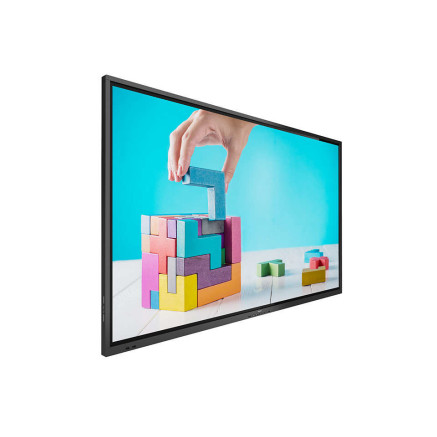 Philips 75BDL3052E 00 affichage de messages 190,5 cm (75") LCD 350 cd m² 4K Ultra HD Noir Écran tactile Android 8.0