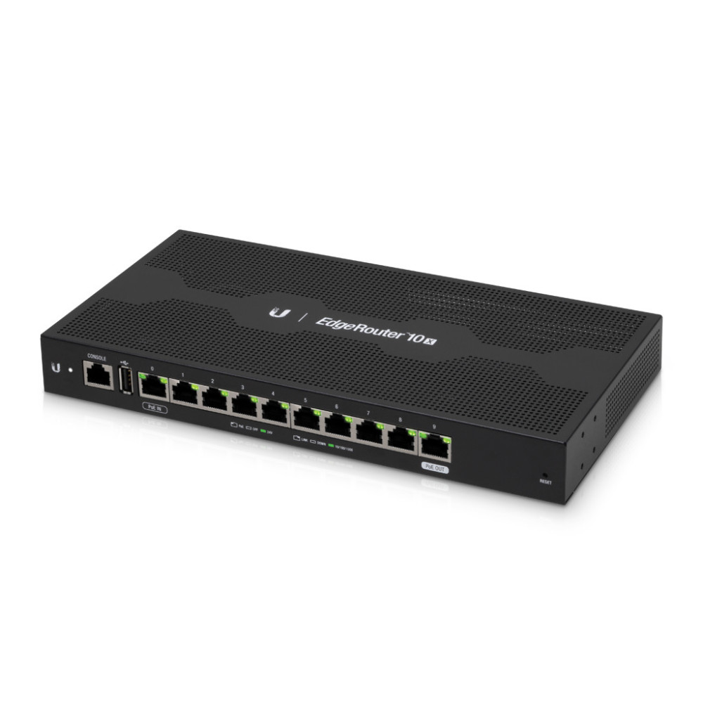 Ubiquiti EdgeRouter 10X Routeur connecté Noir Ubiquiti EdgeRouter 10X Routeur connecté Noir