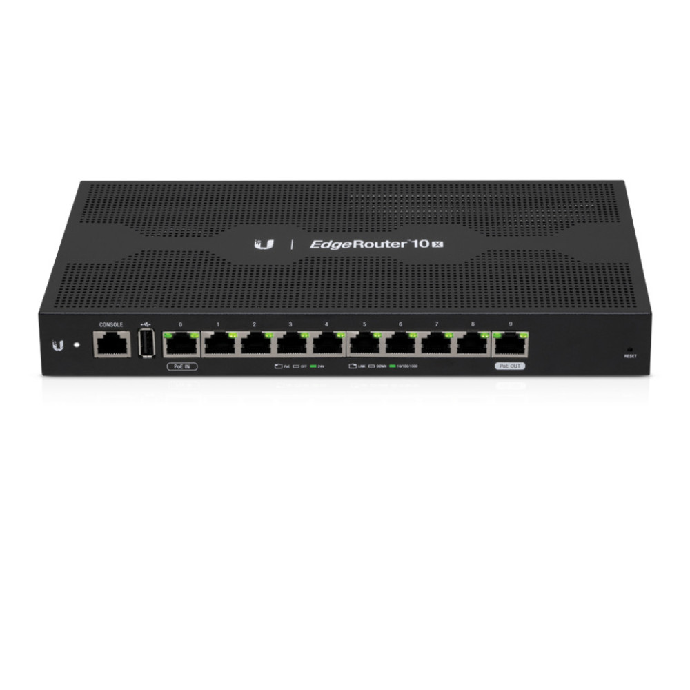 Ubiquiti EdgeRouter 10X Routeur connecté Noir