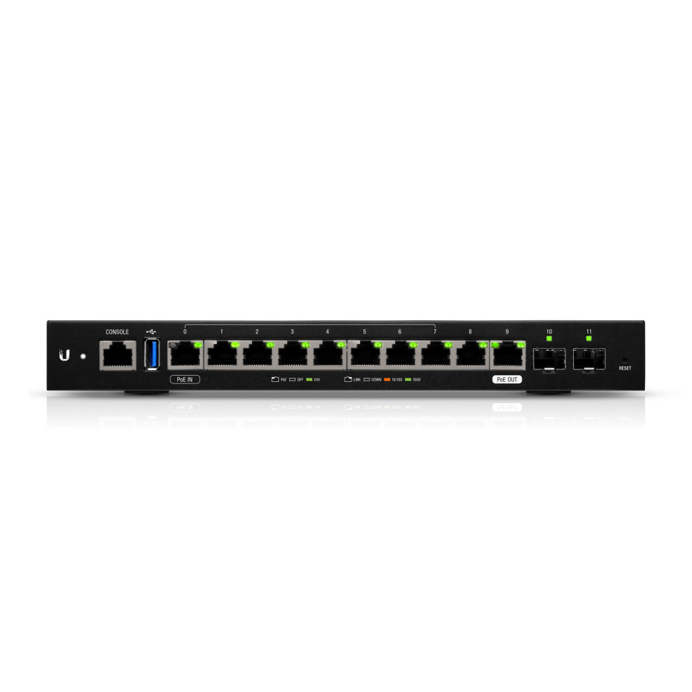 Ubiquiti EdgeRouter ER-12 Routeur connecté Gigabit Ethernet Noir Ubiquiti EdgeRouter ER-12 Routeur connecté Gigabit Ethernet Noir