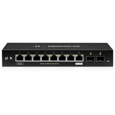 Ubiquiti EdgeSwitch 10X Géré L2 Gigabit Ethernet (10 100 1000) Connexion Ethernet, supportant l'alimentation via ce port (PoE)