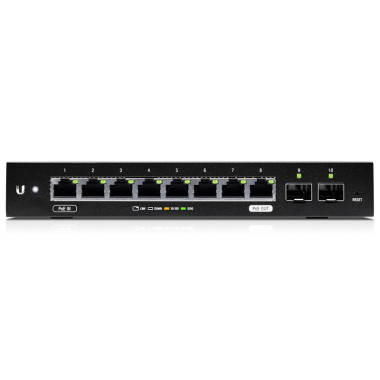 Ubiquiti EdgeSwitch 10X Géré L2 Gigabit Ethernet (10 100 1000) Connexion Ethernet, supportant l'alimentation via ce port (PoE)
