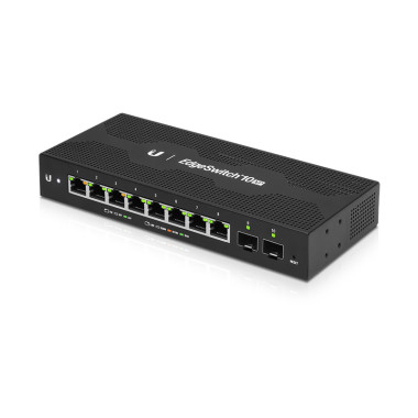 Ubiquiti EdgeSwitch 10XP Géré L2 Gigabit Ethernet (10 100 1000) Connexion Ethernet, supportant l'alimentation via ce port (PoE)