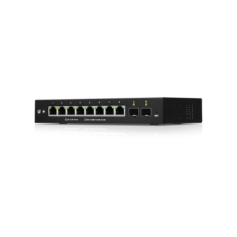 Ubiquiti EdgeSwitch 10XP Géré L2 Gigabit Ethernet (10 100 1000) Connexion Ethernet, supportant l'alimentation via ce port (PoE)