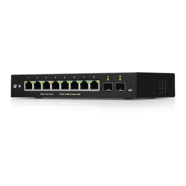Ubiquiti EdgeSwitch 10XP Géré L2 Gigabit Ethernet (10 100 1000) Connexion Ethernet, supportant l'alimentation via ce port (PoE)