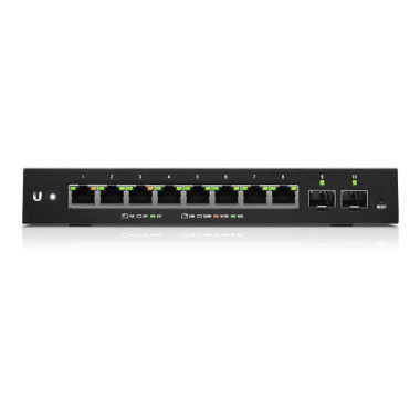 Ubiquiti EdgeSwitch 10XP Géré L2 Gigabit Ethernet (10 100 1000) Connexion Ethernet, supportant l'alimentation via ce port (PoE)