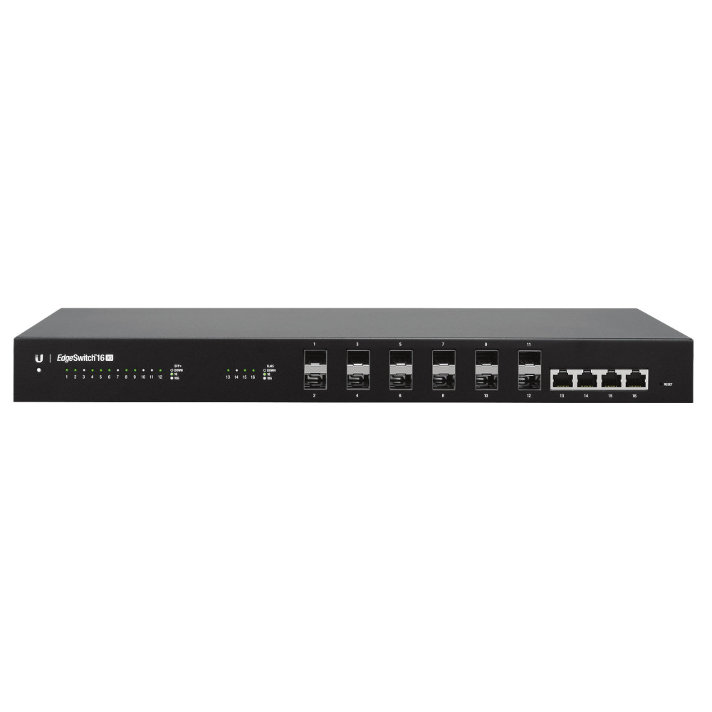 Ubiquiti ES‑16‑XG Géré 10G Ethernet (100 1000 10000) 1U Noir Ubiquiti ES‑16‑XG Géré 10G Ethernet (100 1000 10000) 1U Noir