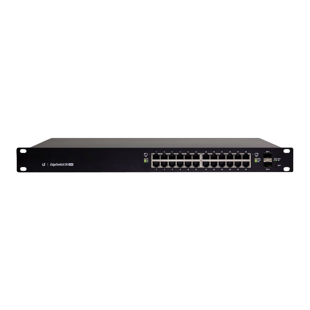 Ubiquiti ES-24-500W commutateur réseau Géré L2 L3 Gigabit Ethernet (10 100 1000) Connexion Ethernet, supportant l'alimentation Ubiquiti ES-24-500W commutateur réseau Géré L2 L3 Gigabit Ethernet (10 100 1000) Connexion Ethernet, supportant l'alimentation