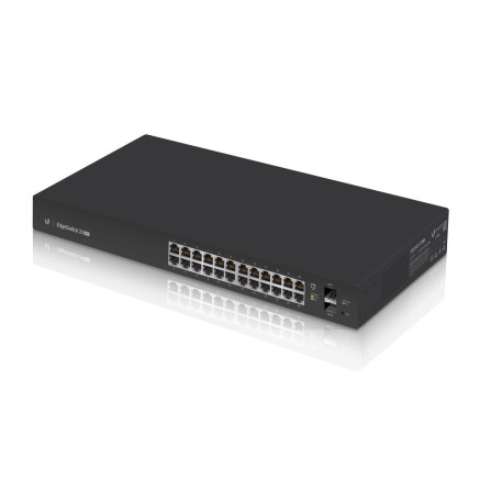 Ubiquiti ES-24-LITE commutateur réseau Géré Gigabit Ethernet (10 100 1000) 1U Noir