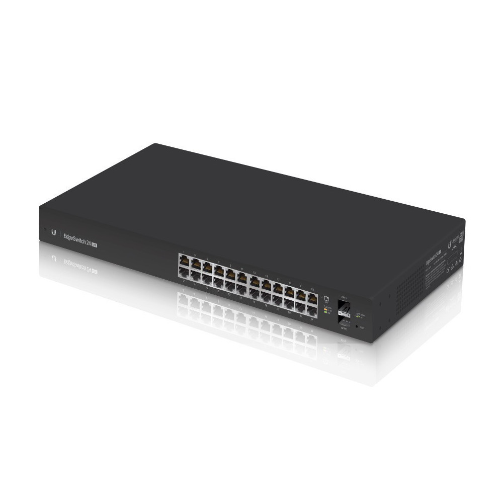 Ubiquiti ES-24-LITE commutateur réseau Géré Gigabit Ethernet (10 100 1000) 1U Noir Ubiquiti ES-24-LITE commutateur réseau Géré Gigabit Ethernet (10 100 1000) 1U Noir
