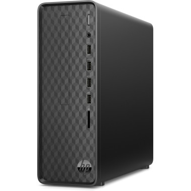 HP Slim Desktop S01-aF1021nf Intel® Pentium® J5040 8 Go DDR4-SDRAM 256 Go SSD Windows 11 Home Mini Tower PC Noir