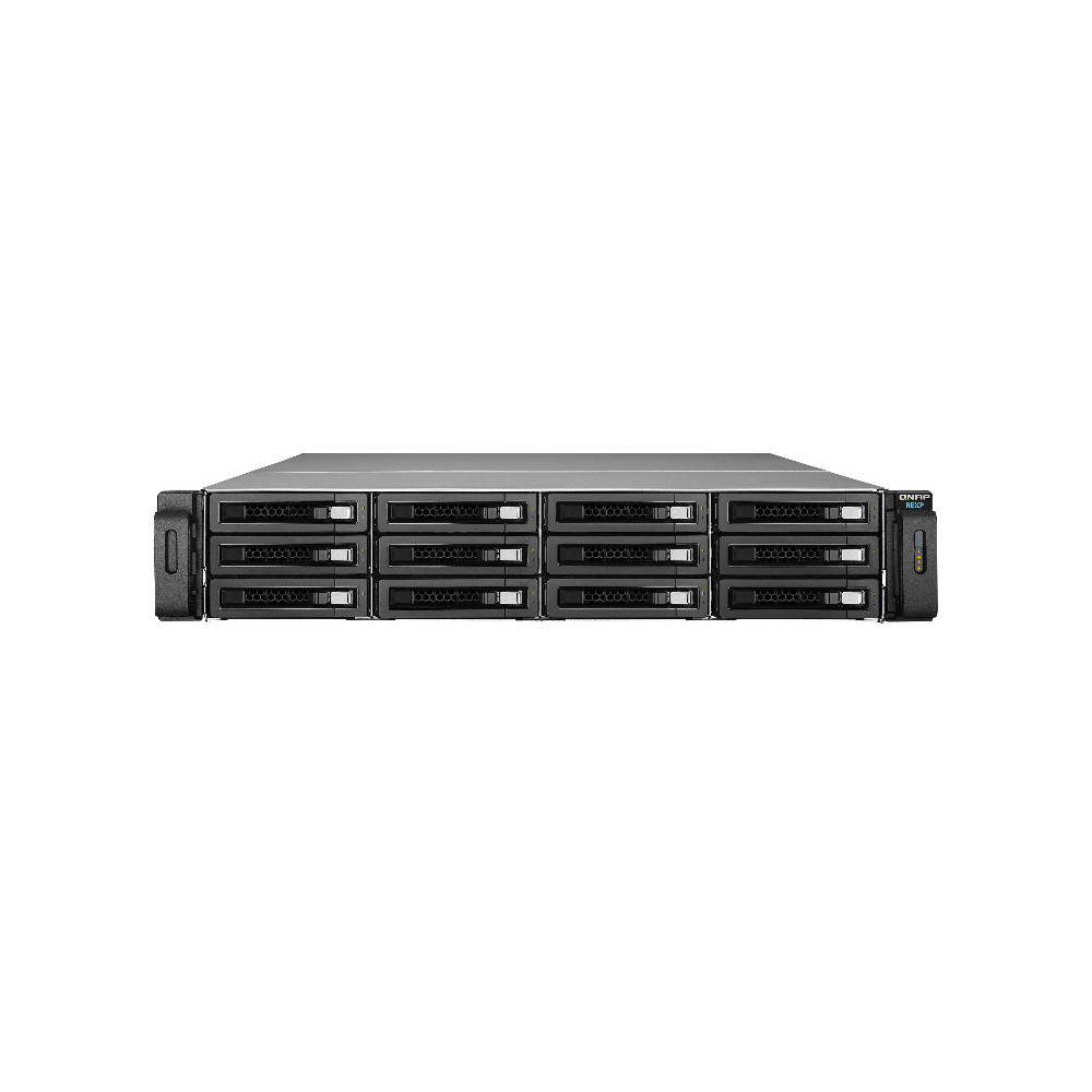 QNAP REXP-1220U-RP boîtier de disques 0 To Rack (2 U) Noir