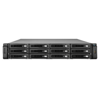 QNAP REXP-1220U-RP boîtier de disques 0 To Rack (2 U) Noir