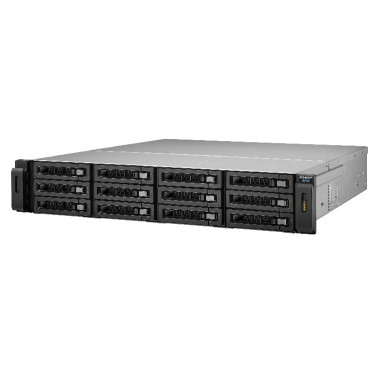 QNAP REXP-1220U-RP boîtier de disques 0 To Rack (2 U) Noir