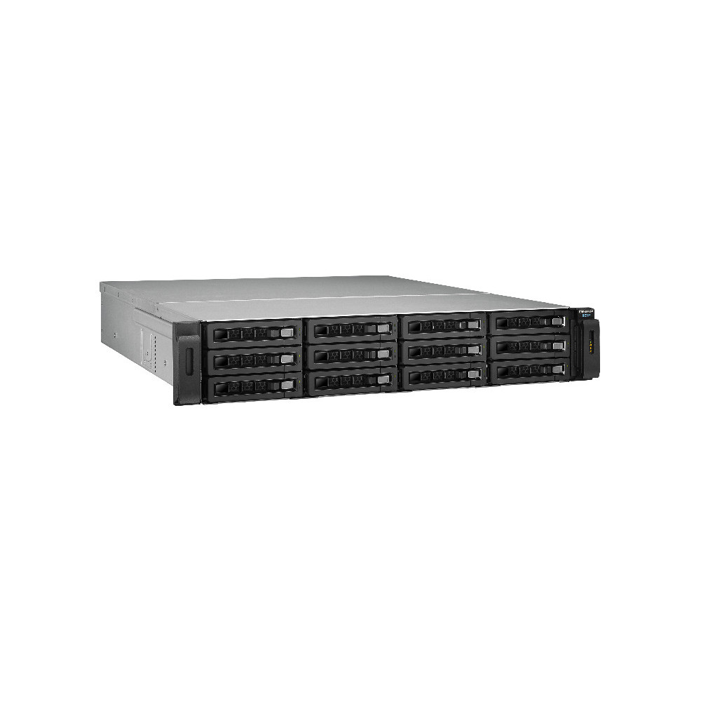 QNAP REXP-1220U-RP boîtier de disques 0 To Rack (2 U) Noir
