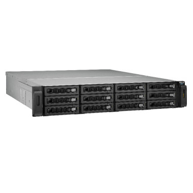 QNAP REXP-1220U-RP boîtier de disques 0 To Rack (2 U) Noir