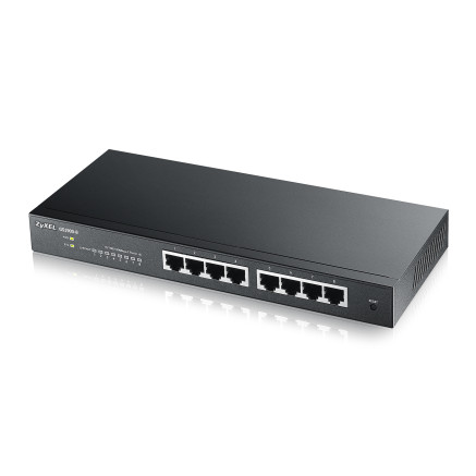 Zyxel GS1900-8 Géré L2 Gigabit Ethernet (10 100 1000) Noir