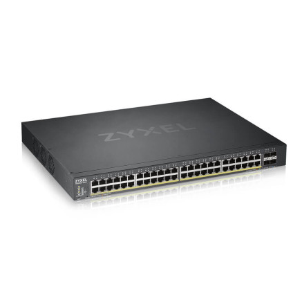 Zyxel XGS1930-52HP Géré L3 Gigabit Ethernet (10 100 1000) Connexion Ethernet, supportant l'alimentation via ce port (PoE) Noir