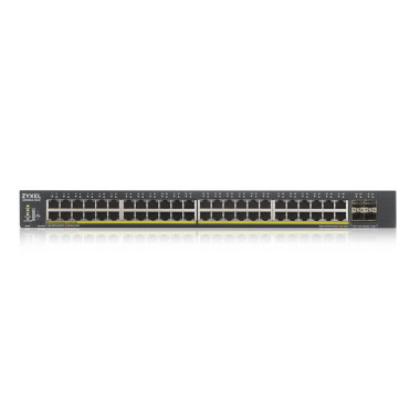 Zyxel XGS1930-52HP Géré L3 Gigabit Ethernet (10 100 1000) Connexion Ethernet, supportant l'alimentation via ce port (PoE) Noir
