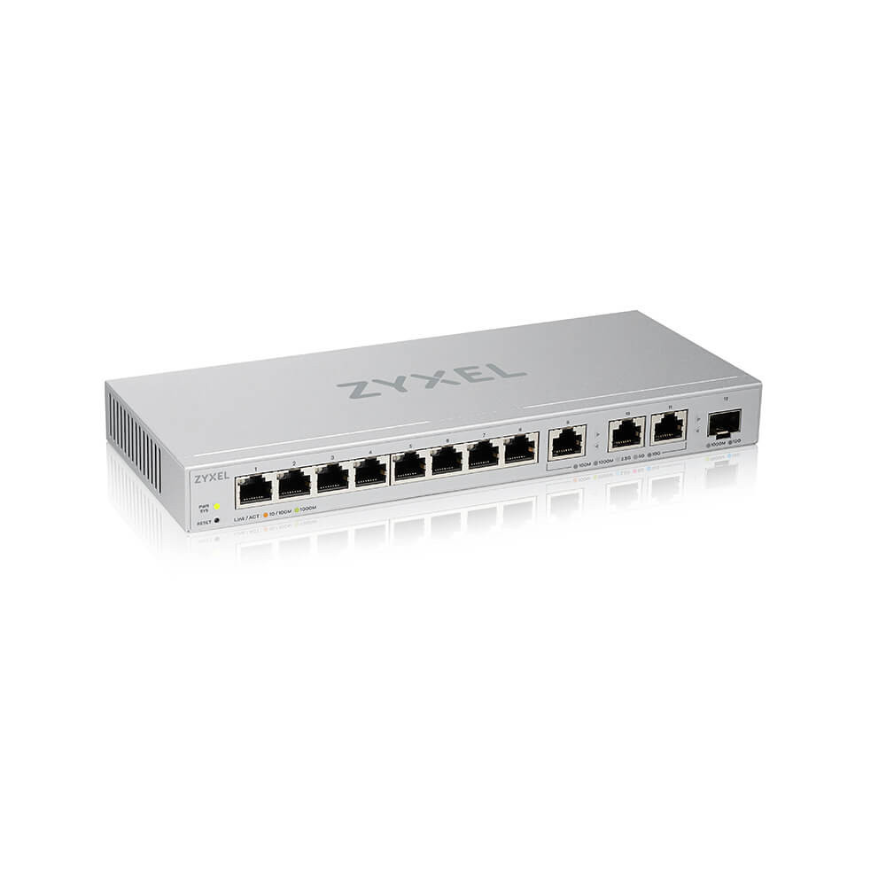 Zyxel XGS1250-12 Géré 10G Ethernet (100 1000 10000) Gris Zyxel XGS1250-12 Géré 10G Ethernet (100 1000 10000) Gris