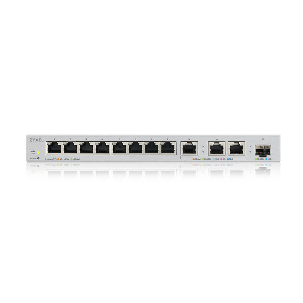 Zyxel XGS1250-12 Géré 10G Ethernet (100 1000 10000) Gris