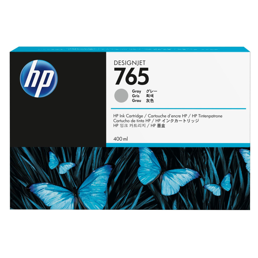 HP Cartouche d'encre grise 765 Designjet, 400 ml HP Cartouche d'encre grise 765 Designjet, 400 ml