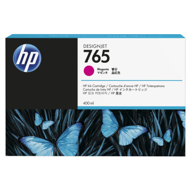 HP Cartouche d'encre magenta 765 Designjet, 400 ml