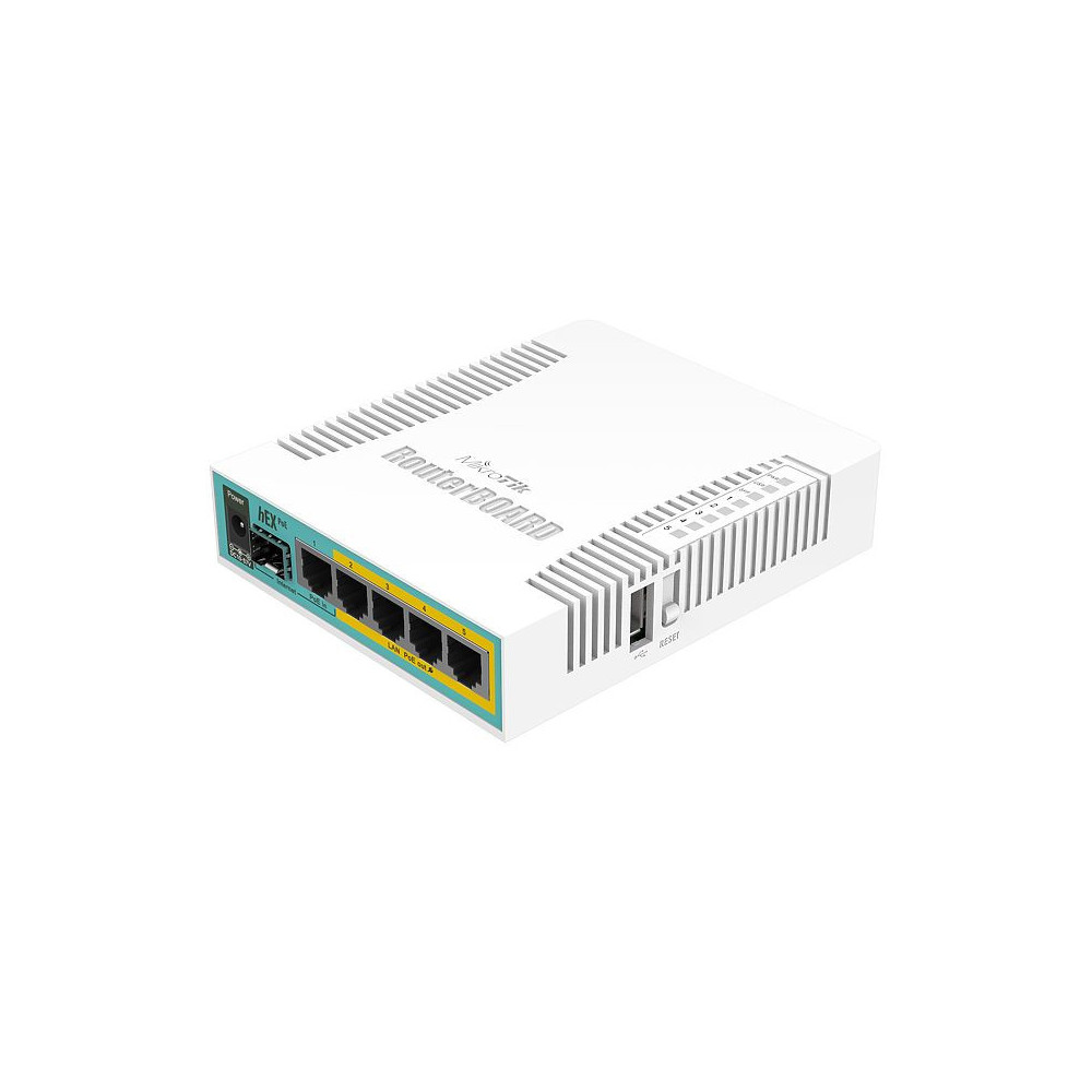 Mikrotik hEX PoE Routeur connecté Blanc Mikrotik hEX PoE Routeur connecté Blanc