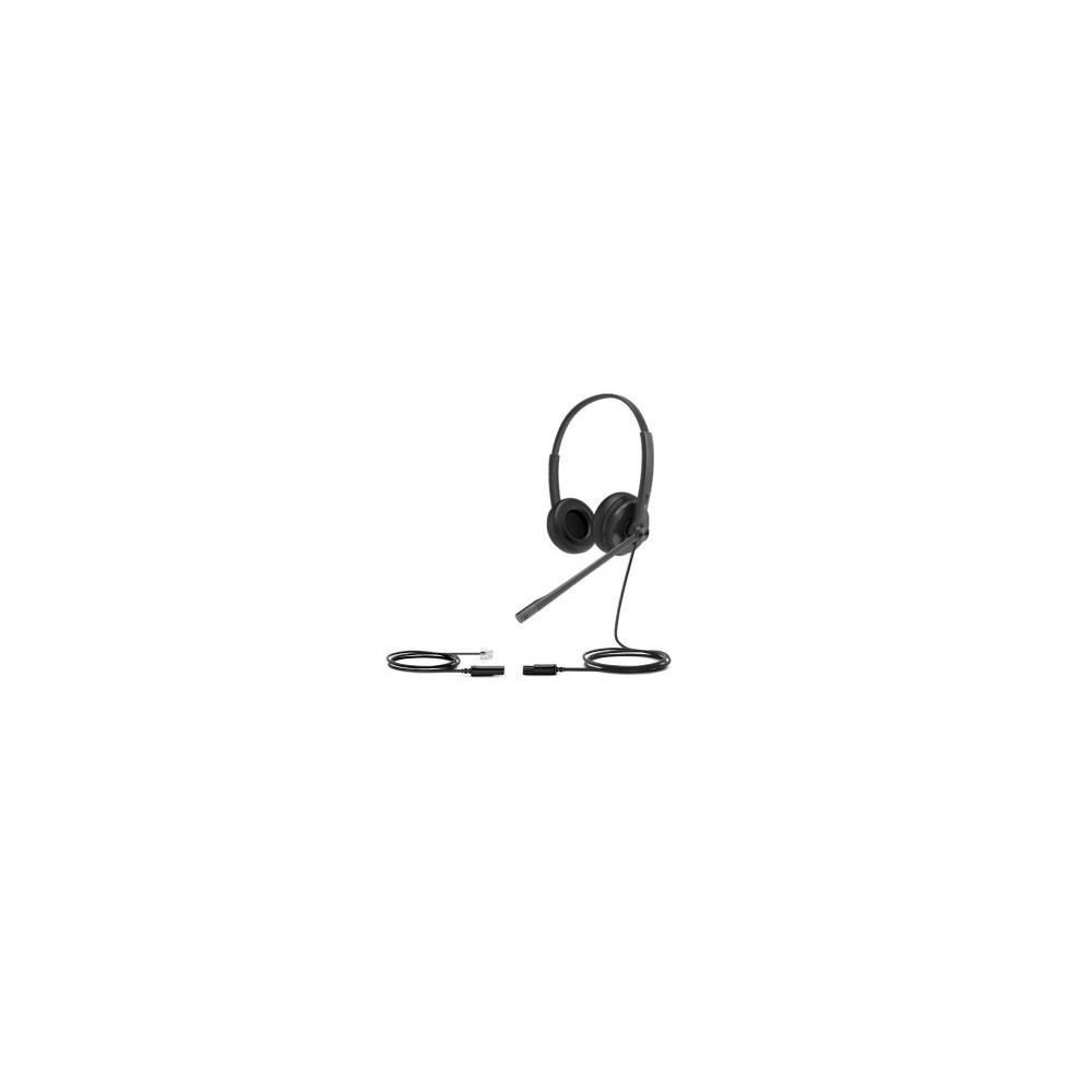 Yealink YHS34 Lite Dual Casque Avec fil Arceau Bureau Centre d'appels Noir Yealink YHS34 Lite Dual Casque Avec fil Arceau Bureau Centre d'appels Noir