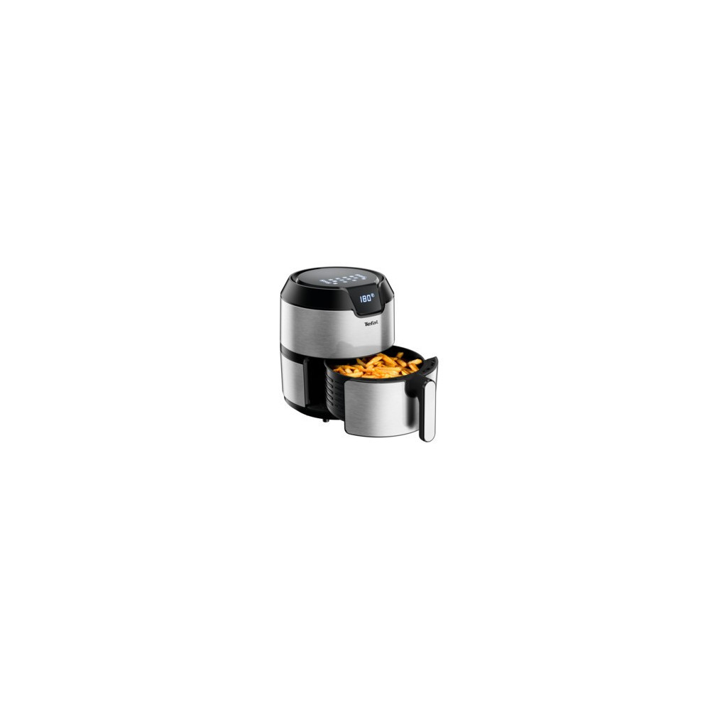 Tefal Easy Fry EY401D Unique 4,2 L Autonome 1500 W Friteuse d’air chaud Noir, Acier inoxydable