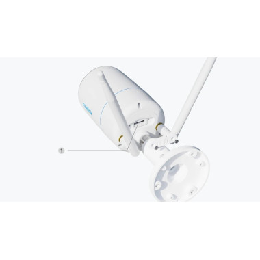 Reolink W330 caméra de sécurité Balle (forme) Caméra de sécurité IP Extérieure 3840 x 2160 pixels Mur