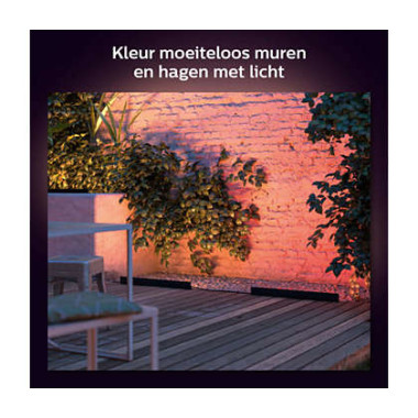 Philips Hue White and Color ambiance 17466 30 P7 Éclairage de plancher extérieur LED 104 W