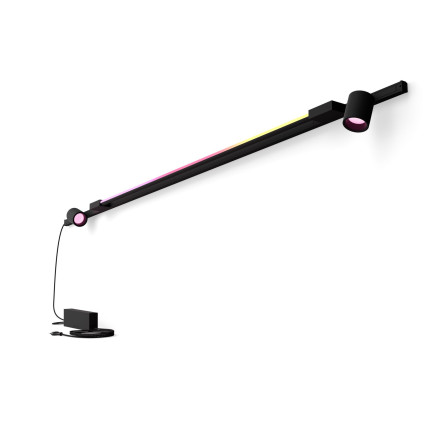Philips Hue White and Color ambiance Kit de base Perifo pour mur, droit (2 spots, 1 tube lumineux Gradient)