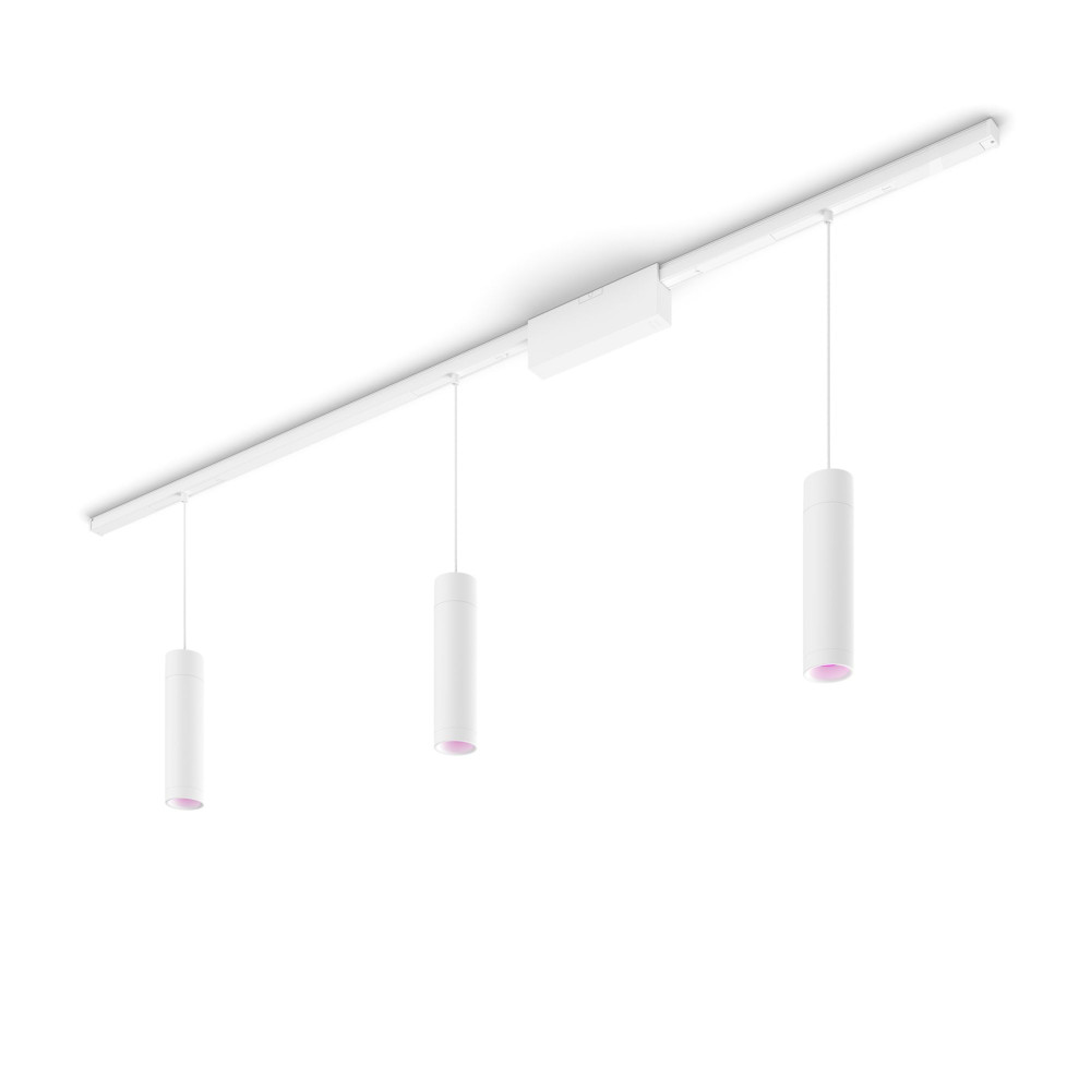 Philips Hue White and Color ambiance Kit de base Perifo pour plafond, droit (3 suspensions) Philips Hue White and Color ambiance Kit de base Perifo pour plafond, droit (3 suspensions)