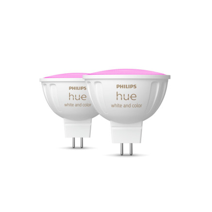 Philips Hue White and Color ambiance MR16 Spot d'éclairage intelligent Bluetooth Zigbee 6,3 W