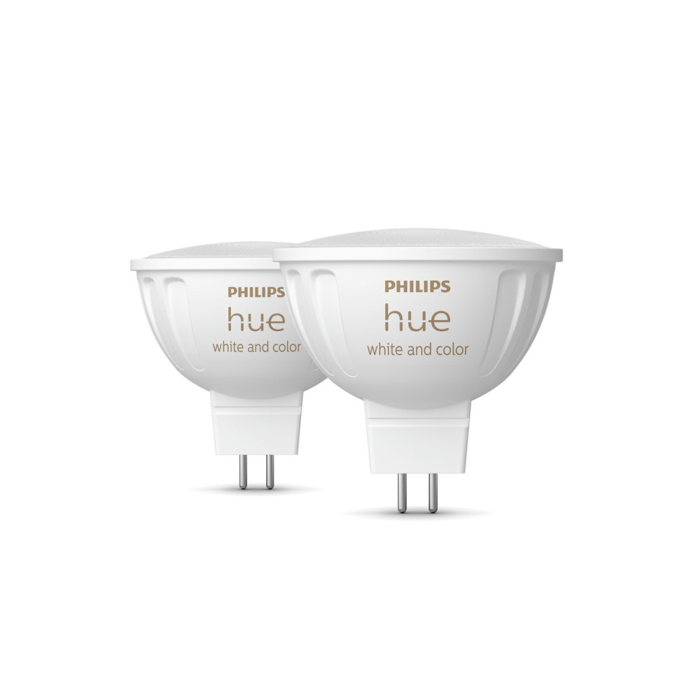 Philips Hue White and Color ambiance MR16 Spot d'éclairage intelligent Bluetooth Zigbee 6,3 W