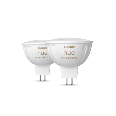 Philips Hue White and Color ambiance MR16 Spot d'éclairage intelligent Bluetooth Zigbee 6,3 W