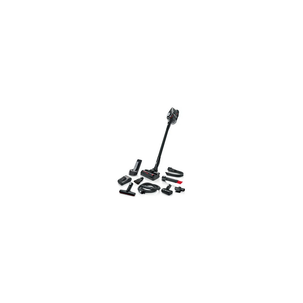Bosch Serie 8 BSS825MULT aspirateur balai et balai électrique Aspirateur-balai 2 en 1 Batterie Sec HEPA Sans sac Gris 5 Ah Bosch Serie 8 BSS825MULT aspirateur balai et balai électrique Aspirateur-balai 2 en 1 Batterie Sec HEPA Sans sac Gris 5 Ah