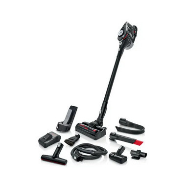 Bosch Serie 8 BSS825MULT aspirateur balai et balai électrique Aspirateur-balai 2 en 1 Batterie Sec HEPA Sans sac Gris 5 Ah