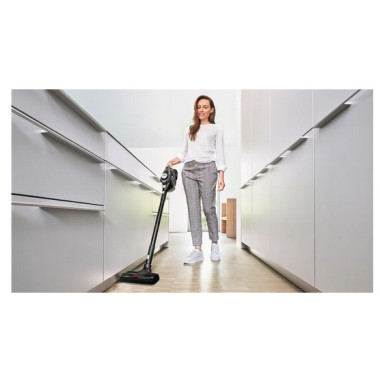 Bosch Serie 8 BSS825MULT aspirateur balai et balai électrique Aspirateur-balai 2 en 1 Batterie Sec HEPA Sans sac Gris 5 Ah