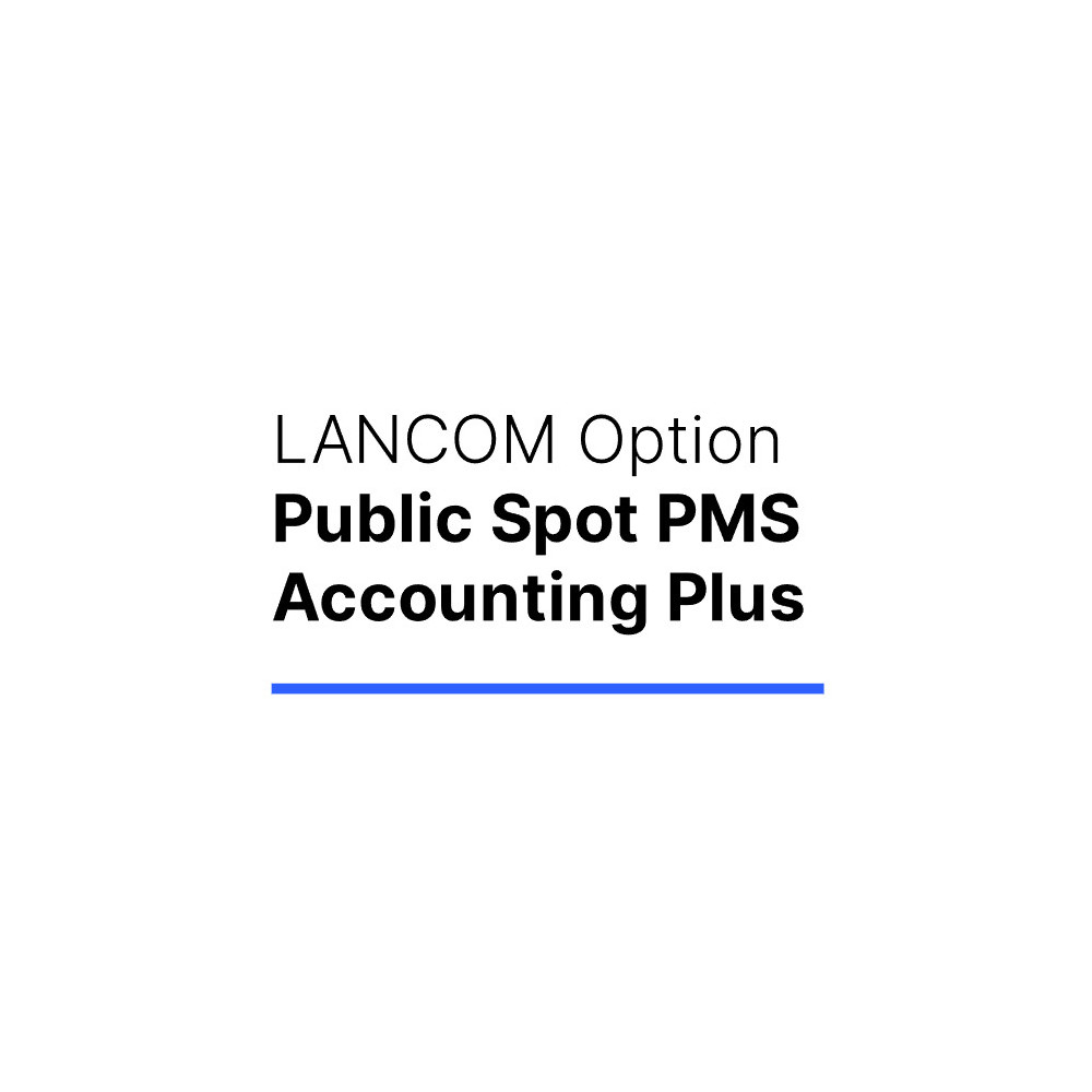 LANCOM Public Spot PMS Accounting Plus Option LANCOM Public Spot PMS Accounting Plus Option