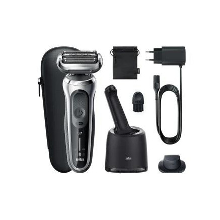 Braun Series 7 71-S7200cc Rasoir à grille Tondeuse Noir, Argent