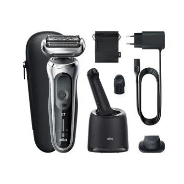 Braun Series 7 71-S7200cc Rasoir à grille Tondeuse Noir, Argent