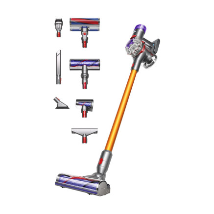 Dyson V8 Absolute Aspirateur-balai 2 en 1 Batterie Sec Sans sac Argent, Jaune